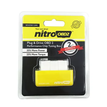 2016 Karšto pardavimo Aukščiausios Kokybės NitroOBD2 Performance Chip Tuning Box už Benzine Automobilių Nitro OBD2