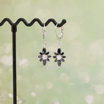 2016 Karšto Pardavimo Auskarai Fine Jewelry Madinga Didmeninė Kristalų Gėlių Dizainas Pardavimas, papuošalų, bižuterijos