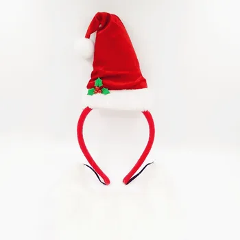 2017 Kalėdų hairband kūrybinės naujų santa claus skrybėlę, plaukų juostos, lankai plaukų aksesuarų vaikams lankelis Vaikams Dovanų tiara