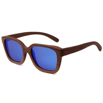 2018 juoda riešutmedžio medienos akiniai nuo saulės, akiniai nuo saulės, poliarizuoti akiniai nuo saulės moterims, medienos, bambuko UV400 akiniai nuo saulės lunette de soleil 