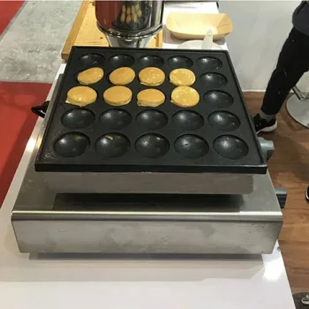 2018 naujų 25 skylių vieną galvos komercinės sausainių olandų poffertjes mini blynas pliurpalas formuotojas, kepėjas mašina 220v/110v