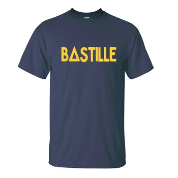 2019 m. Roko Muzikos grupės BASTILIJOS T-shirt Spausdinti Logotipas Vyrai Trumpas rankovėmis Medvilnės Marškinėlius O-neck T Shirt dovana vaikinui