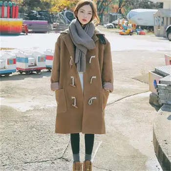 2019 m. rudenį ir žiemą, naują atvykimo moterų mados vilnoniai paltai striukės