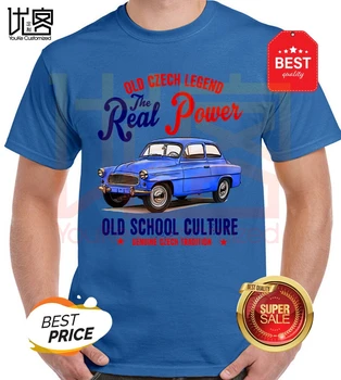 2020 brand tee marškinėliai homme cool trumpas rankovės vyrų marškinėliai derliaus čekijos automobilių octavia spausdinti grynos medvilnės vyriški t-shirt