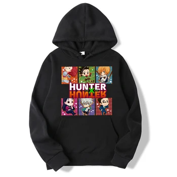 2020 Janpanese Anime Hunter X Hunter Unisex Cosplay Drabužiai, Kostiumai Vyrams Hoodies Palaidinės Skrybėlę Animacinių Filmų Drabužių Viršūnes Hoodies