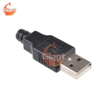 2020 Karšto Pardavimas Type A Male USB 4 Polių Kištukinis Jungties Standartas Uosto Lydmetalis Kėlikliai Jungtis PCB Lizdas USB A Tipo