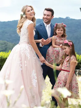 2020-line vestuvių suknelė brangioji santuokos suknelė prabangūs vestuvinės suknelės užtrauktukas nugaros Auginami Skirtingų vestido de noiva varčios suknelė