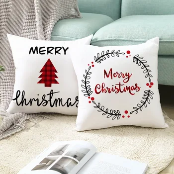 2020 m. Naujas Stiliaus Pagalvėlė Padengti Kalėdų Paprasta Modernus Sofa-lova, Miegamojo Kambarį Pagalvę Padengti Aukštos Kokybės Balta Raudona Juoda