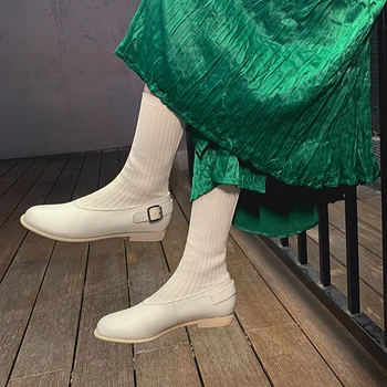 2020 m. pavasarį ir rudenį naujos vidaus batai mada butas elastinga batai moterims laukinių mezgimo kojinės, batai, plonas batai X478