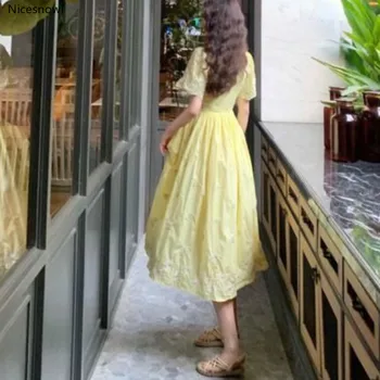 2020 Pasakų Prancūzijos Suknelė Moterims Gėlių Spausdinti Sluoksniuotos Rankovėmis Šalis Suknelė Moterims Vasaros Šifono Atostogų Elegantiška Vintage Retro Suknelė 2020 M.