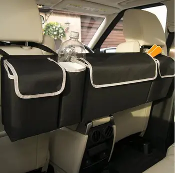 2021 Automobilių Kamieno Organizatorius Backseat Saugojimo Krepšys Didelės Talpos daugkartinio naudojimo Oksfordo Audinio Automobilio Sėdynės atlošo Organizatoriai Interjero Priedai