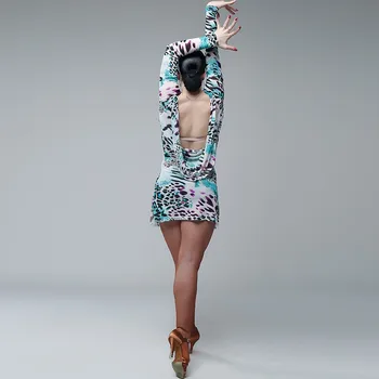 2021 Juoda Lotynų Šokių Suknelė Pakraštyje Moterų Lotynų Šokių Suknelė Drabužius Dancewear Suknelė Latina Salsa Suknelė Modernaus Šokio Kostiumai