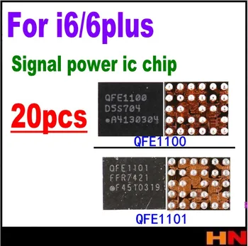 20pcs didmeninė QFE1101 QFE1100 XW4001_RF iphone 6 plius 6+ Signalo galia ic mikroschemoje