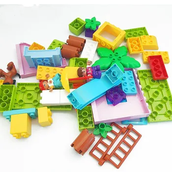 20pcs Gaisrininkai Vaikų Švietimo Blokai Sumontuoti Plastiko Granulių Duomenys Žaislai Vaikams