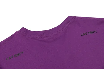 20ss CAVEMPT CE t-shirts NUKRYPTI Japonijos prarasti violetinė moterys vyrai tūzai mėgėjams trumpas rankovės CAVEMPT tee tendencija CAVEMPT t-shirt