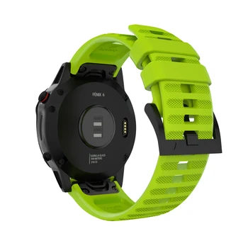 22MM Watchband Dirželis Garmin Fenix 6 6 Pro 5 5 Plius GPS Žiūrėti Greitas Spaudai Silikono Riešo Juostos Dirželis Pirmtakas 935 945