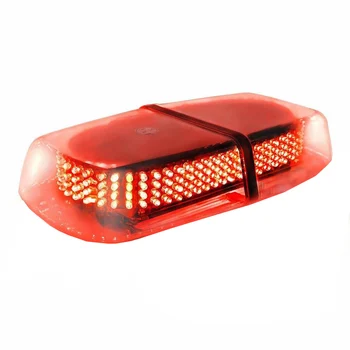 240 LED Teisėsaugos Pagalbos Įspėjimas Stogo, LED Mini Baras Strobe Šviesos Magnetinis pagrindas (Raudona)