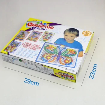296/592 vnt Intelektinės Grybų Nagai Mokymo priemonių ir Plastikinių Dėlionės Montessori Ugdymo Žaislas Vaikams