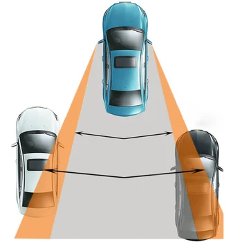 2vnt 360 Laipsnių Reguliuojamas Stiklo Frameless Automobilio galinio vaizdo išoriniai Veidrodėliai Atbulinės eigos Plataus Kampo Pagalbiniai Blind Spot Veidrodis