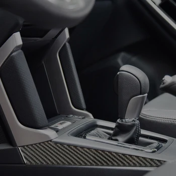 2VNT 3D Anglies Pluošto Auto Įrankių Skydelis Pusių Apdailos Lipdukai Tinka Subaru Forester 2013-2018 M. Automobilių Aksesuarų, Interjero Apdailos