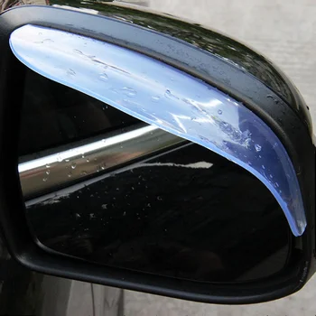 2VNT Automobilių Stilius galinio vaizdo veidrodėlis, lietaus antakį už Chrysler Aspen Pacifica PT Cruiser Sebring Miestas Šalis