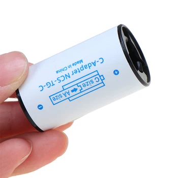 2vnt Baterija, Adapteris, Laikiklis Shell Konverteris Switcher Adapteris AA-C Dydžio Baterija Konverteris Adapteris Baterijos Laikymo