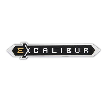 2vnt/Daug ABS Automobilio Logotipas Ženklelis Lipdukas Logotipą EXCALIBUR VXS ŽEMĖS