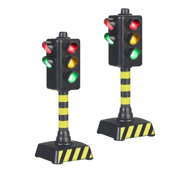2VNT Mini Signalo Lemputė Modelis Žaislas Imituoti Eismo Šviesos Žaislas Imitacija Kelių Scenos Rekvizitą Eismo Saugos Švietimo Žaislas Anksti Educa