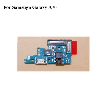 2VNT Samsung Galaxy A70 A7050 A705F USB Doko Įkrovimo lizdas Mic Mikrofono Modulio Valdybos Flex Kabelis Samsung Galaxy 70