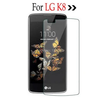 2vnt Skirti LG K8 Grūdintas Stiklas LG K8 K 8 Lte K350 K350N K3500E Screen Protector, Padengti Apsaugine Plėvele Atveju Skydas Guard