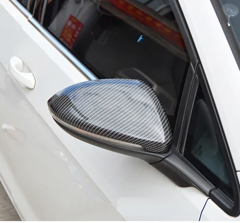 2VNT VW GOLF 7 MK7 MK7.5 GTI R GTE GRNT 2013 - 2018 ABS Pusės Galinio vaizdo Veidrodėlis Dangtelio Pakeitimas Kepurės Shell