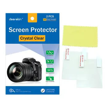 2x Deerekin LCD Screen Protector Apsauginė Plėvelė Panasonic DMC-FZ47 / DMC FZ47 Skaitmeninis Fotoaparatas