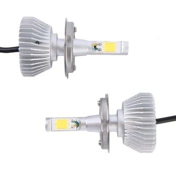 2X Plug & Play 9007/H8/H9/H11/H4/9005/9006 LED 60W 2200LM Baltos Lemputės Pakeitimas DRL Dienos Vairavimo Rūko Žibintų
