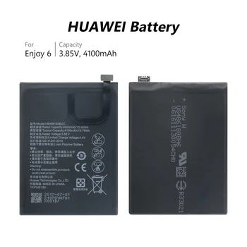 3.85 V 4100mAh HB496183ECC Mobiliojo Telefono Baterija Huawei Mėgautis 6 NEP-AL00 + Atidarymo Įrankiai Li-polimero Įkraunamų telefono baterija