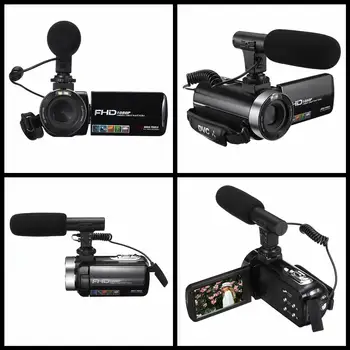 3000W 4K Vaizdo kamera 30MP Live Transliacijos Vlogging Už Youbute Kraštovaizdžio 18 X Skaitmeninis Naktinio Matymo Digital Zoom Fotoaparatas
