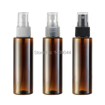 30PCS 100 ml plastikinis buteliukas rudas cilindrų purškimo siurblio butelį gėlių vandens gintaro purškimo butelis