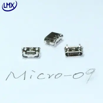 30pcs/daug Micro USB 5P Moterų Jack/su garso signalas/B Tipas/ € /7.2 MM/USB 5Pin Jungtis