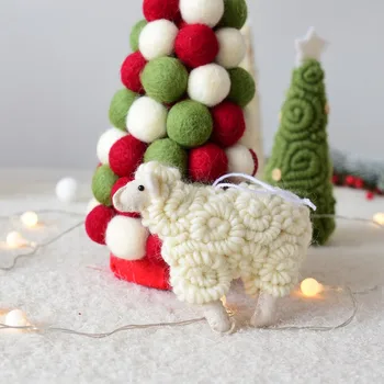 #35 Kalėdų Eglutė Pakabukas Kabo Namų Papuošalas Avių Formos Kalėdinė Dekoracija Namuose Kalėdos Dekoro Naujas 2020 Metų Kalėdų