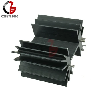 35x42x25.4mm IC Aliuminio Šilumos Kriaukle Aušinimo Fin Modulio Mosfet Tranzistoriai