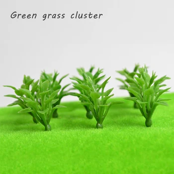 3cm Modelis Žolės Mini Augalų Dirbtinio Kraštovaizdžio Peizažas Netikrą Sodo Traukinių Geležinkelio Maketas Lėlių namelio Apdaila