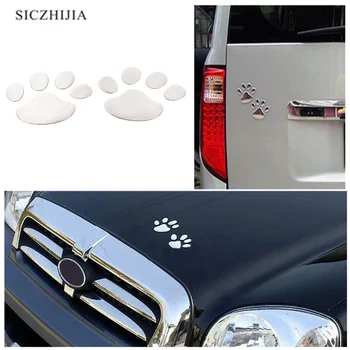 3D automobilių langų bamperis kūno durų mielas panda šuns leteną pėdsaką įklija, Vienas Mini Cooper, R50, R52, R53 r55 toksiškas gyvūnijai R56 R60 R61 PACEMAN