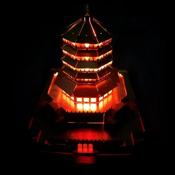 3D Metalo Įspūdį Modelis odinas Kinijos Istorija, Architektūra - Leifeng Pagoda Bokštas Namų Dekoro Aukso