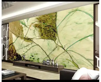 3d tapetai, 3d tv freskomis neaustinių Jade, peizažas pavasario peizažas TV nustatymas marmuro sienos tapetai