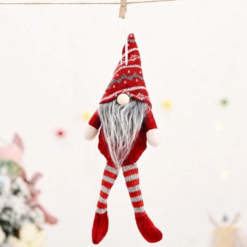 3Pcs Kabinti Pliušinis Kalėdų Gnome Tomte Nisse Dekoro Santa švedijos Figūrėlės Atostogų Apdailos Kalėdų Papuošalai