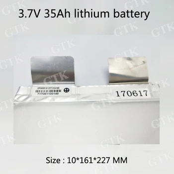 3pcs lipo 3.7 v 35ah ličio polimerų baterija 5c aukštas lygis, 3.7 v 35Ah 40ah li-ion 3 bateria 12v elektros transporto priemonės ratų