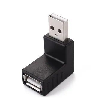 3Pcs/Set 680B USB 2.0, A Tipo Vyrų ir Moterų prailginimo Laido Adapteris Kištukas Kampu @M23