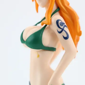 3Pcs/set Anime One Piece figūrėlių, Kolekcines, Žaislų maudymosi kostiumėlį Nami Boa Hancock Charlotte Pudingas PVC Modelis Lėlės Vaikams Dovanų