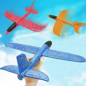 3Pcs/Set Lauko Sporto Ranka Mesti Žaislas Lėktuvas Sklandytuvas Inercijos Putų Orlaivių Vaikai Modelis Lėktuvas Vaikams mokomieji Žaislai karšto