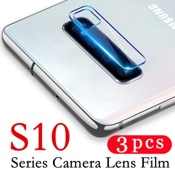 3Pcs vaizdo Kameros Objektyvo apsaugos Samsung Galaxy S8 S9 S10 S10E lite plius S20 UItra Kamera Grūdintas Stiklas telefono screen protector