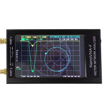 4.3 colių IPS Profesionalus LCD NanoVNA-F Vektoriaus Tinklo Analizatorius SWR Metras 50 KHz-1000 MHz MF HF Handheld VHF Antena Analizatorius